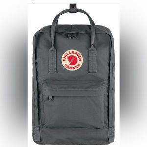 Fjallraven Kanken 15 inch Laptop Backpack Super Grey